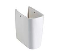 Vitra Shift demi-colonne 4385B0030156 blanc , avec fixation à ressort pour lavabo
