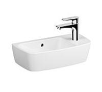 Vitra Shift lave-mains 7070B003-0921 50x25cm, asymétrique, avec trop-plein / trou à droite , blanc haute brillance