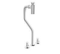 Vitra Plural design système de siphon A45157 chromé , pour siphon de sol, montage au sol
