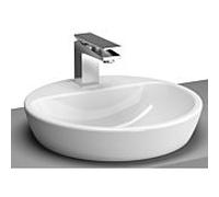 Vitra vasque à poser Metropole 5941B003-0937 44,5 cm, rond, meulé, avec trou pour robinetterie, blanc , sans trop-plein
