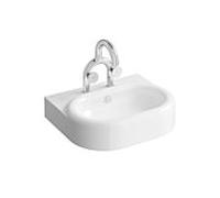 Vitra liquide 7316B403-1740 60x50x15cm, avec trop-plein, blanc brillant VC, 2 trous pour robinetterie, pas 150 mm