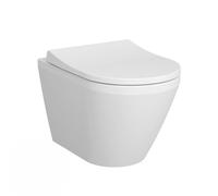 Vitra - Vitra - Cuvette WC suspendu sans bride Integra - abattant Duroplast avec frein de chute - blanc (7041-003-6285)