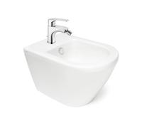 Vitra - Vitra Integra bidet suspendu 35,5x54 cm + trop-plein + Swiss Aqua Technologies Project mitigeur monocommande (7042-0288SATBS235)