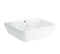 Vitra - VitrA Integra lavabo suspendu 50 x 43 cm - blanc brillant - 1 trou central - avec trop-plein