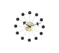 VITRA Wanduhr Ball Clock 33cm (Messing/Schwarz) noir