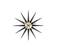 VITRA Wanduhr Sunborst Clock 47cm (Messing/Schwarz) noir