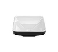 Vitra Water Jewels 4441B091-2000 36x36 / 38,5x38,5cm, sans trop-plein / trou de robinetterie, blanc / noir
