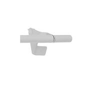 VITRAGE TRINGLES AUTOBLOQUANTES PRESSFIX | Ø10 | 1 Tringle Extensible Autobloquante Embout Cylindre 80-110 | Blanc