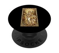 Vitrail Artémis Grèce Antique déesse Grecque PopSockets PopGrip Adhésif