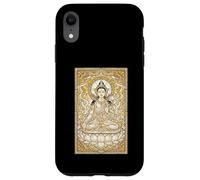 Vitrail Blanc Tara Bouddha Mantra Bouddhisme Coque pour iPhone XR