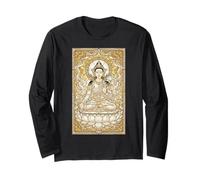 Vitrail Blanc Tara Bouddha Mantra Bouddhisme Manche Longue