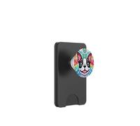 Vitrail coloré Boston Terrier PopSockets PopWallet pour MagSafe