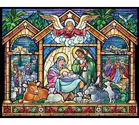 Vitrail de la Nativité Jigsaw Puzzle 1000 Pieces