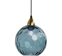 Vitrail De Style Nordique Abat-Jour Suspension éclairage, Diamètre Créatif 20cm/7.8in, Lustre De Décoration Simple, Mini Lampe Suspendue en Verre Soufflé à La Main, F