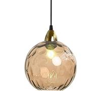 Vitrail De Style Nordique Abat-Jour Suspension éclairage, Diamètre Créatif 20cm/7.8in, Lustre De Décoration Simple, Mini Lampe Suspendue en Verre Soufflé à La Main, A