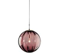 Vitrail De Style Nordique Abat-Jour Suspension éclairage, Diamètre Créatif 20cm/7.8in, Lustre De Décoration Simple, Mini Lampe Suspendue en Verre Soufflé à La Main, M