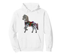 Vitrail élégant Merry Go Round Horse Sweat à Capuche