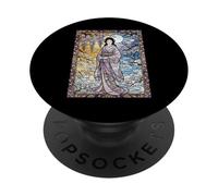 Vitrail Izanami Mythologie Japonaise Déesse PopSockets PopGrip Adhésif