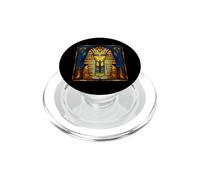 Vitrail King Tut PopSockets PopGrip pour MagSafe