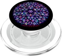 Vitrail Rosier Sainte Chapelle Paris PopSockets PopGrip pour MagSafe
