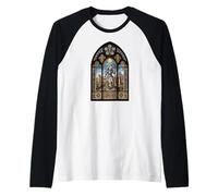 Vitrail Sainte Jeanne d'arc Manche Raglan