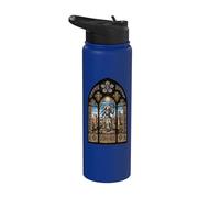 Vitrail Sainte Jeanne d'Arc Stainless Steel Insulated Water Bottle