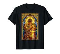 Vitrail St Michel Archange Guerrier Christianisme T-Shirt