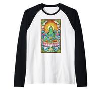 Vitrail Vert Tara Bouddha Mantra Bouddhisme Manche Raglan