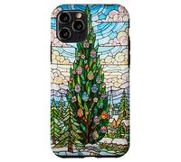Vitrail Vintage Van Gogh Nuit étoilée Pâques Coque pour iPhone 11 Pro