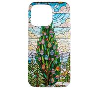 Vitrail Vintage Van Gogh Nuit étoilée Pâques Coque pour iPhone 15 Pro Max