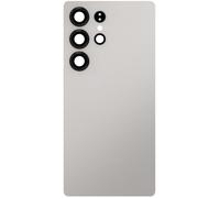 Vitre Arrière - AVIZAR - Galaxy S25 Ultra - Gris Titane - Remplacement Facile - Compatible Caméra