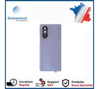 Vitre arrière (cache batterie) avec adhésif + lentille camera pour Huawei Nova 10 Violet