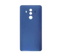 Vitre arrière (cache batterie) avec Adhésif pour Huawei Mate 10 Pro Bleu + Logo