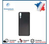 Vitre arrière (cache batterie) avec Adhésif pour Huawei P20 Pro Noir + Logo