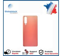 Vitre arrière (cache batterie) avec Adhésif pour Huawei P30 Orange + Logo