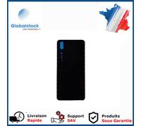 Vitre arrière ( Cache batterie) avec adhésive pour Huawei P20 Noir