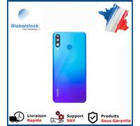 Vitre arrière ( Cache batterie) avec lentille pour huawei P30 lite Bleu