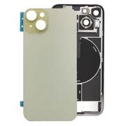 Vitre arrière (Cache batterie) pour iPhone 15 Plus + Support nfc Jaune