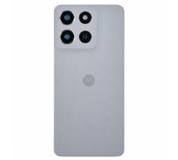 Vitre Arrière Cache Batterie pour Moto G56 Service Pack Gris