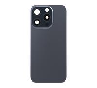 Clappio, vitre arrière de rechange avec MagSafe pour Apple iPhone 15 Pro, gris foncé