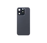 Clappio Vitre arrière Complète pour iPhone 15 Pro Max avec Gris foncé