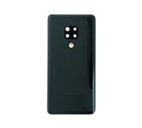 Vitre Arrière Couvercle Batterie Remplacement avec Lentille de Caméra pour Huawei Mate 20 Noir/Aurora/Bleu + adhésif et Kit Outils (Noir)