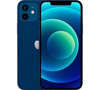 Vitre arrière de rechange d'origine compatible avec iPhone 12 Mini 5,4" tous les transporteurs avec adhésif préinstallé et outil de réparation iPhone 12 Mini (bleu)