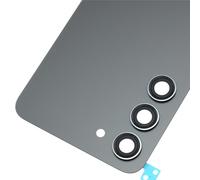 Vitre arrière de rechange en acrylique vert pour Samsung Galaxy S23 SM-S911B avec cadre de caméra arrière et lentille en verre, adhésif prédécoupé et kit d'outils