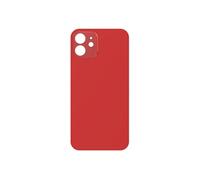 Clappio Vitre arrière de remplacement pour Apple iPhone 12 Rouge