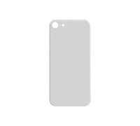 Vitre arrière de remplacement pour iPhone SE 2020 et 8 Argent