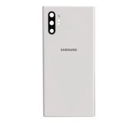 Vitre arrière - Samsung - Galaxy Note 10 Plus - Blanc - Remplacement - Adhésif intégré