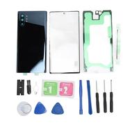 Vitre arrière de remplacement pour Samsung Galaxy Note10 Plus, coque arrière parfaitement compatible avec objectif de caméra et adhésif