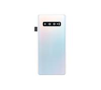 Clappio Vitre arrière de remplacement pour Samsung Galaxy S10 Blanc