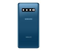 Clappio Vitre arrière de remplacement pour Samsung Galaxy S10 Bleu